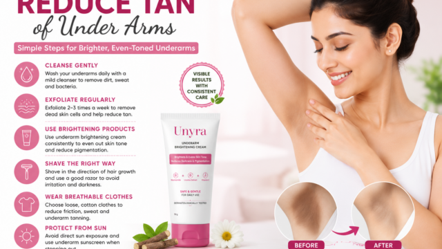 How to Reduce Underarm Tan Naturally