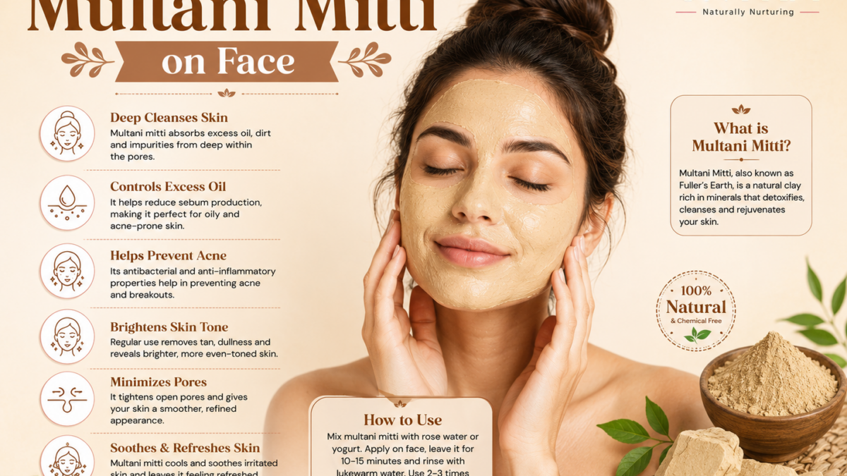 Benefits of Multani mitti on Face